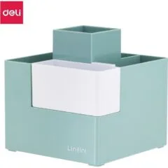 DELI LINFINI PEN HOLDER Φ120 x120 x 127MM - GREEN