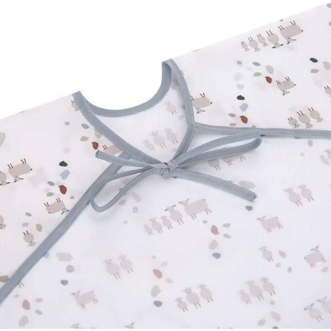 Lassig Tiny Farmer Sheep Bib set with long 6m+ glove — image 2