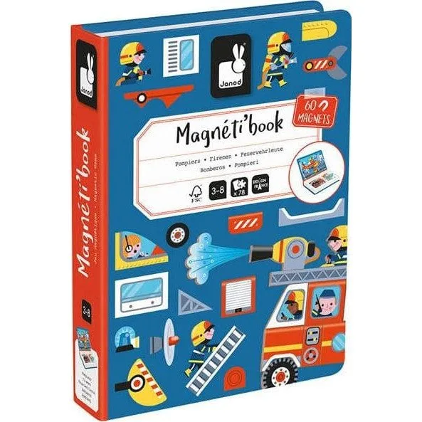 Janod Magnetibook Fire Department — image 1