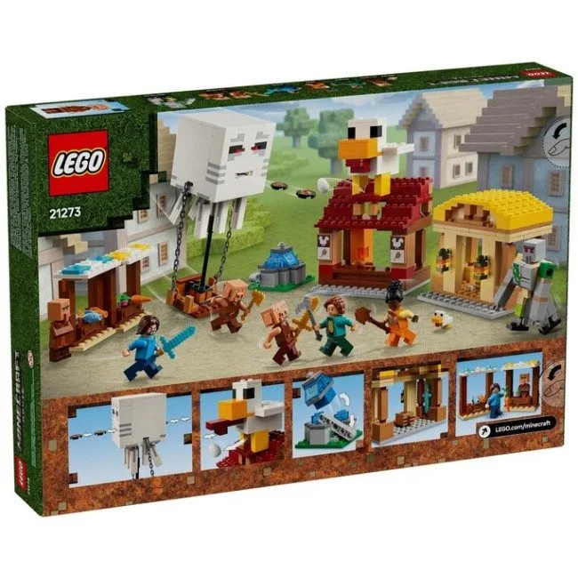 LEGO Minecraft 21273 Ghasta Balloon Attack on the Village — image 1