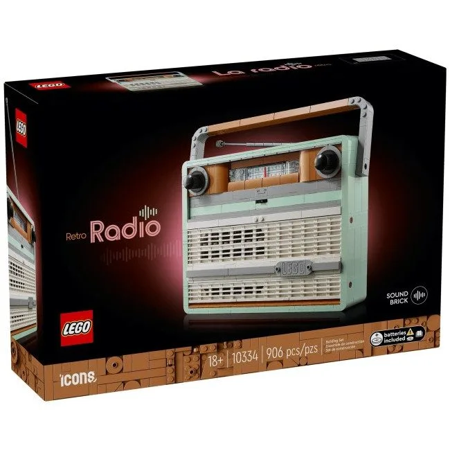 LEGO Icons 10334 Retro style radio — image 1