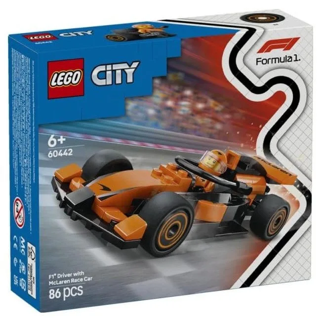 LEGO City 60442 F1 Driver and car McLaren — image 1