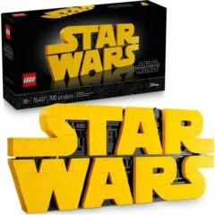 LEGO Star Wars 75407 Star Wars logo built of blocks