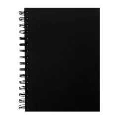GOLDEN PRIME - BLACK KRAFT - PERFORATED - A4 SIDE WIRE-O 15O SHEETS