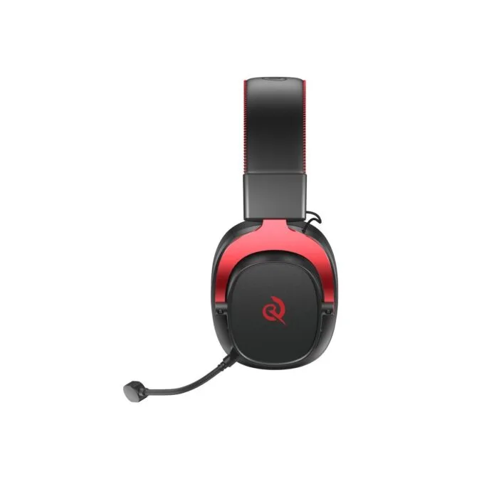 QCY Heroad VT200 Pro Tri-mode Red Wired/Wireless/BT Gaming Headset 53mm Metal Headband PS4/PS5/PC — image 3