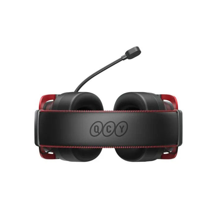 QCY Heroad VT200 Pro Tri-mode Red Wired/Wireless/BT Gaming Headset 53mm Metal Headband PS4/PS5/PC — image 2