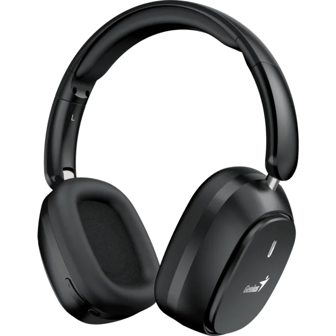 Genius Mobile Headphones Over Ear Bluetooth Foldable HS-820BT Black — image 1