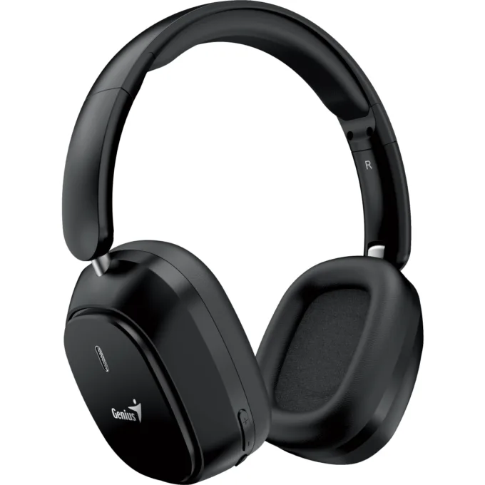 Genius Mobile Headphones Over Ear Bluetooth Foldable HS-820BT Black — image 2
