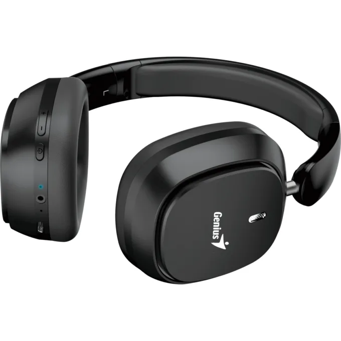 Genius Mobile Headphones Over Ear Bluetooth Foldable HS-820BT Black — image 3
