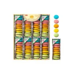 SQUISHY 5 PCS MACARON ERASERS
