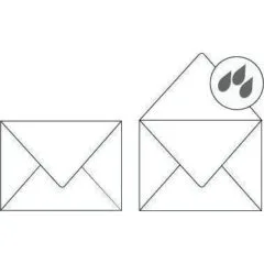 GOLDEN PRIME - WHITE ENV. 165X165MM 120GSM - 25 PCS PACK