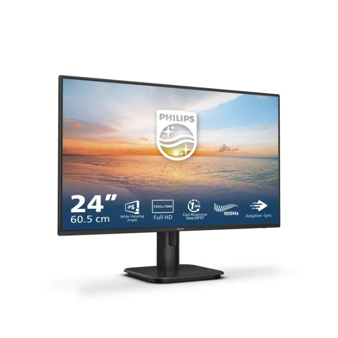 Philips 24E1N1100A 23.8-inch IPS FHD Monitor – 120Hz 1ms MPRT VGA HDMI Speakers Black — image 6
