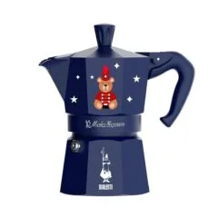 Bialetti Moka Express 3TZ (150 ml)Joyful Christmas blue
