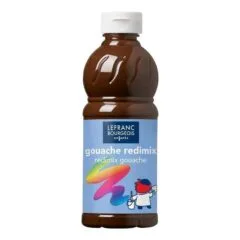 LB EDUCATION GOUACHE REDIMIX 500ML BTL BURNT UMBER