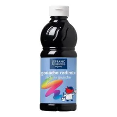 LB EDUCATION GOUACHE REDIMIX 500ML BTL BLACK