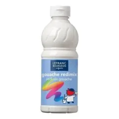 LB EDUCATION GOUACHE REDIMIX 500ML BTL WHITE