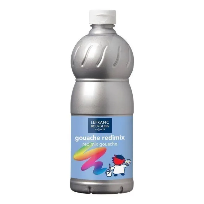LB EDUCATION GOUACHE REDIMIX 1L BTL SILVER — image 1