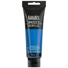 LQX BASICS ACRYLIC COLOUR 118ML CERULEAN BLUE HUE ROW