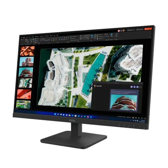 Lenovo ThinkVision S27-4e 27-inch FHD IPS Monitor – 100Hz, 4ms, HDMI 1.4/VGA, 300 nits, VESA, Tilt, Raven Black (64BEKAT1SA) — image 4