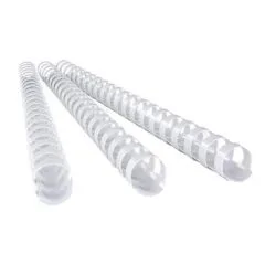 CERRATUS BINDING COMBS 22MM WHITE 50PCS BOX