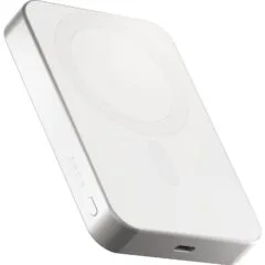 Zens Slim Qi2 Aluminium Powerbank 10000 mAh compatible with MagSafe and Qi2 white