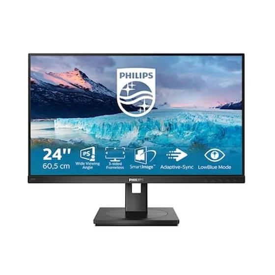 Philips 24E1N5300HE/75 - 23.8-inch FHD IPS Business Monitor 75Hz 4ms VGA DVI HDMI DP Speakers Height Pivot Swivel Tilt — image 1