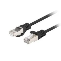Lanberg 10-Pack Patchcord kat.6 FTP 5m czarny Fluke Passed — image 1