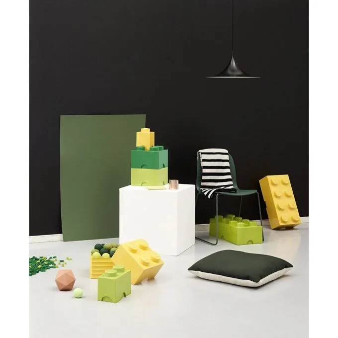 Lego Storage Brick 4 Green — image 4