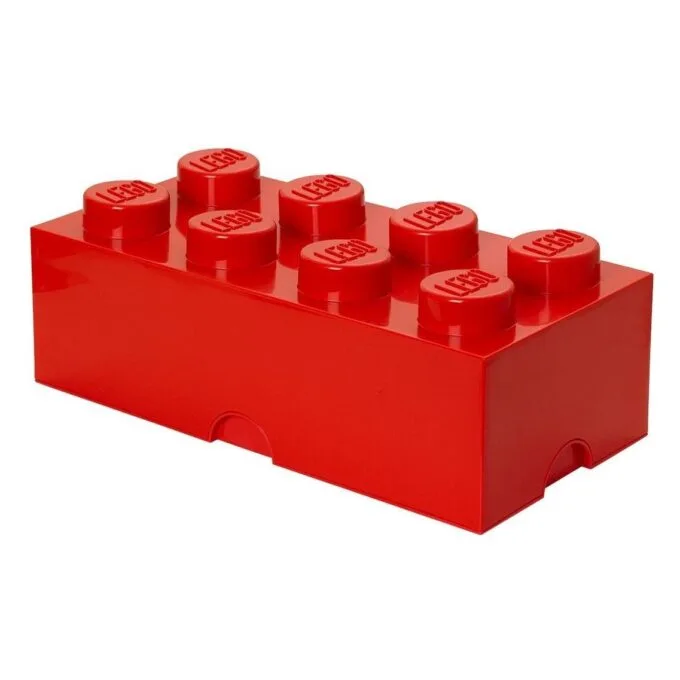 Lego Storage Brick 8 Red — image 1