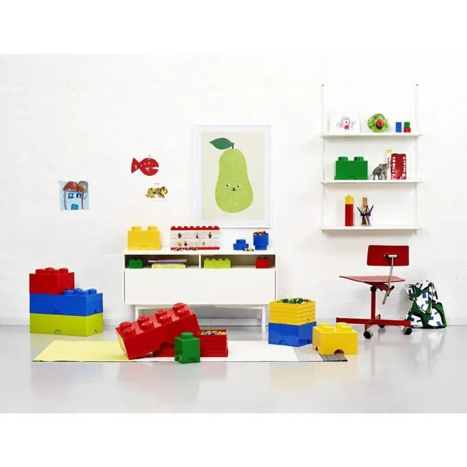 Lego Storage Brick 8 Red — image 4