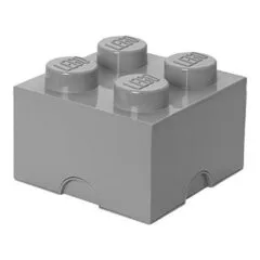 Lego Storage Brick 4 Grey
