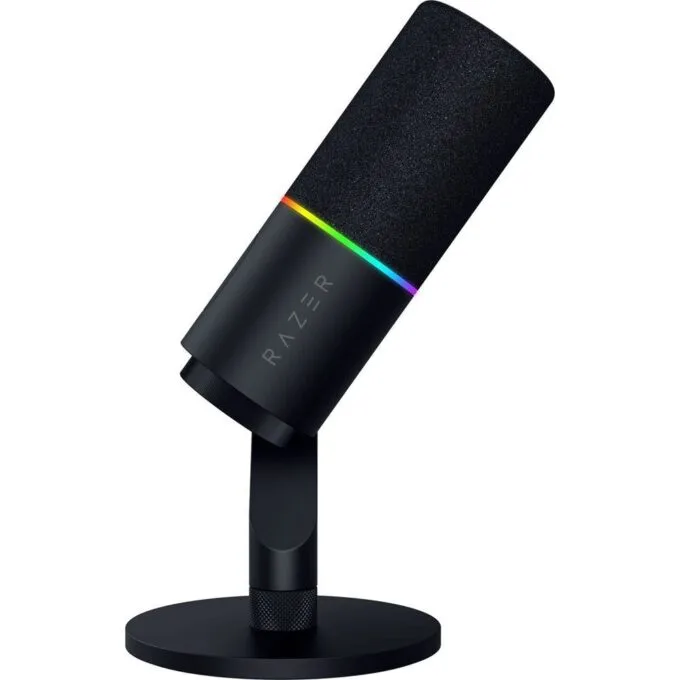 Razer SEIREN V3 PRO Black - 32Bit USB/XLR RGB Dynamic Microphone - Pop Filter - Shock Absorber — image 2