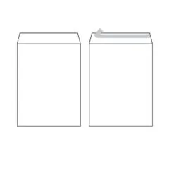 GOLDEN PRIME - WHITE POCKET ENV. P&S 381X254MM 100GSM - 25 PCS PACK