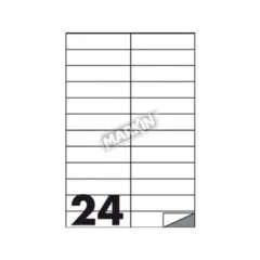 MARKIN LABEL A4 105X25 MM 100 SHEETS BOX