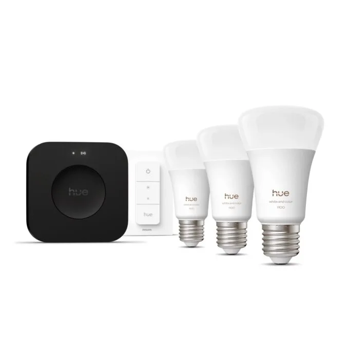Philips Hue Bridge Pro + 3 x E27 + Dimmer switch — image 2