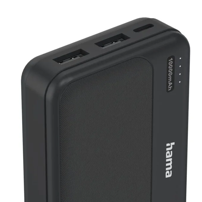 Hama Power Pack Pocket 10 10000 mAh 2X USB-A anthracite — image 4