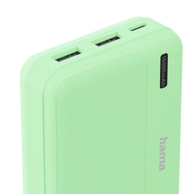 Hama Power Pack Pocket 10 10000 mAh 2X USB-A green — image 4
