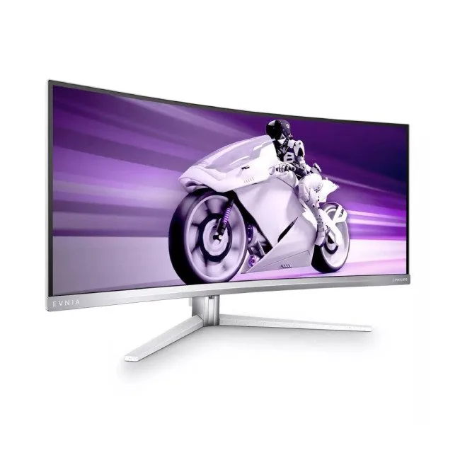 Philips Evnia 34M2C8600 - 34-inch Curved QD-OLED Gaming Monitor 3440x1440 175Hz 0.03ms 1800R G-SYNC FreeSync Premium Pro USB-C 90W Speakers USB Hub Ambiglow White — image 7