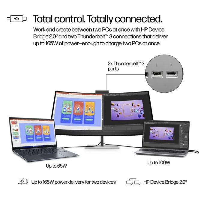 HP Series 7 Pro 39.7-inch 5K2K Conferencing Monitor - 740pm (8Y2R2AA) — image 6