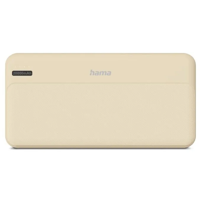 Hama Power Pack Pocket 20 20000 mAh 2X USB-A sand — image 3