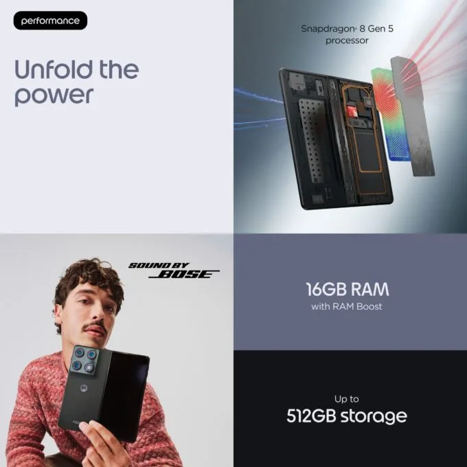 Motorola razr fold 16/512GB Blackened Blue — image 15