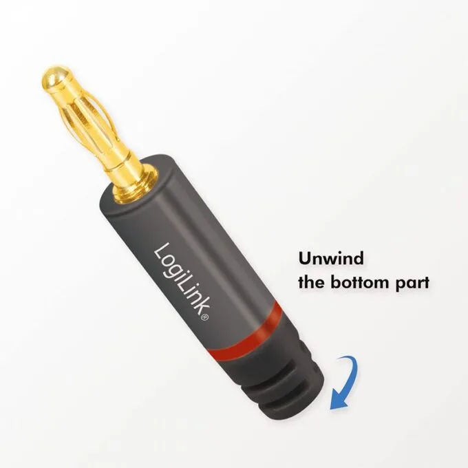 LogiLink audio, wtyk bananowy zestaw — image 6