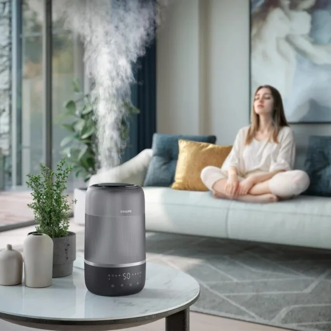 PHILIPS Ultrasonic Air Moisturizer HU1510/03 black — image 7