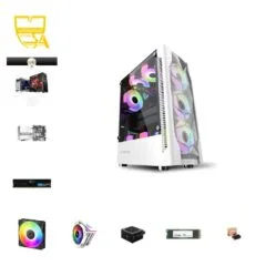 Custom 1080p Gaming PC - Intel Core i5-14400F, Radeon RX 6400 4GB, 16GB DDR5, 1TB NVMe