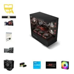 Custom Budget Gaming PC - Intel i3-14100F, GT 1030 4GB, 16GB DDR4, 512GB NVMe