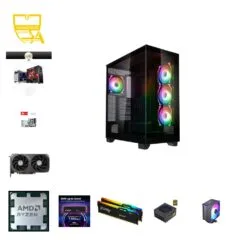 Custom Gaming PC - Ryzen 7 7700, RTX 5060 Ti 16GB, 16GB DDR5, 1TB NVMe
