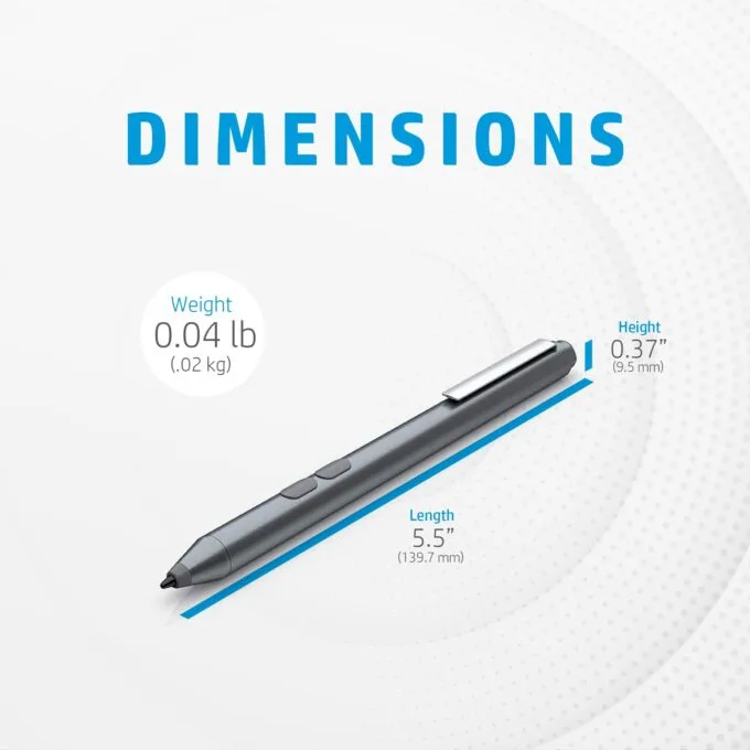 HP MPP 1.51 Pen (3V2X4AA) Silver stylus — image 4