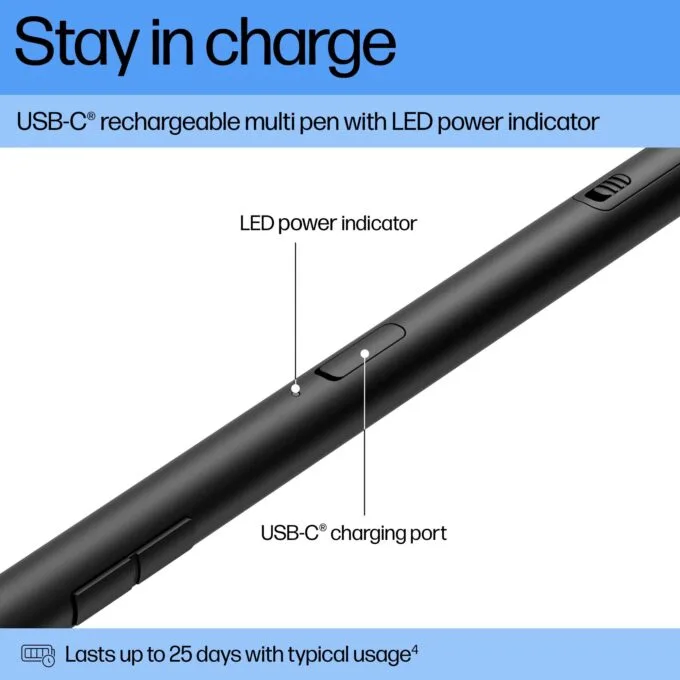HP 700 Rechargeable Multi Pen | MPP 2.0 | USI 1.0 | AES 2.0 — image 10