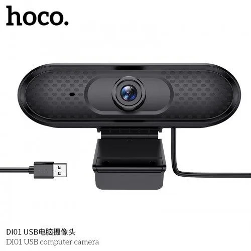 HOCO DI01 HD 1080P USB Webcam Black — image 1