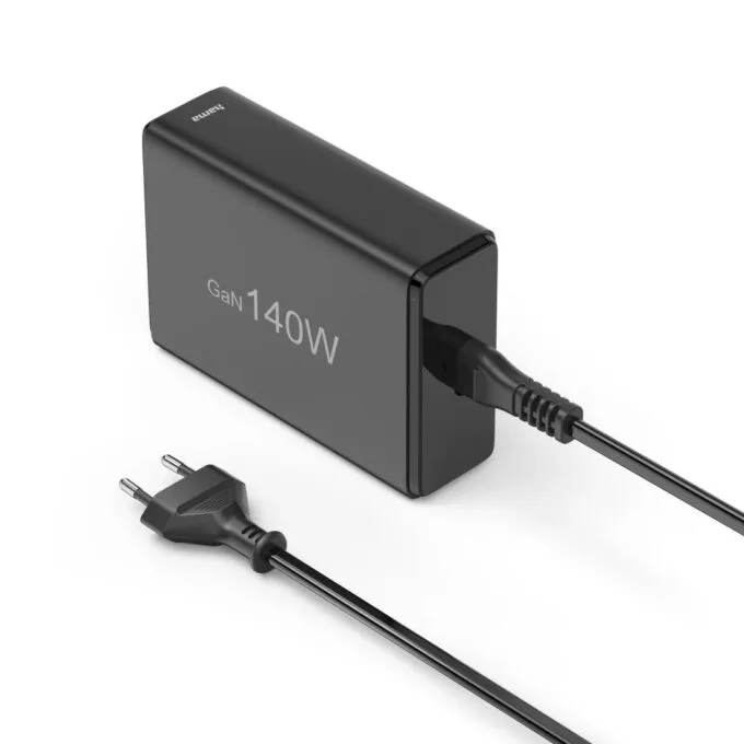 Hama GAN 140W PD/QC 3x USB-C, 2x USB-A black — image 3